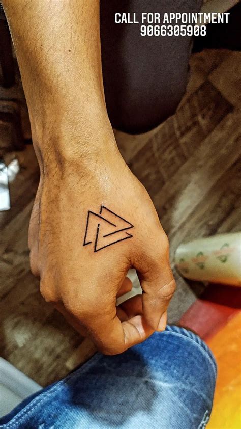 Triangle Tattoo Triangle Tattoo Design Triangle Tattoo Word Triangle