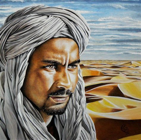 Arabian Man Painting By Mai Magdy