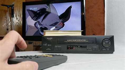 TESTED SHARP VC A410 VHS VCR Player Recorder W Remote Cable Vintage