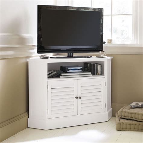 Best 20 Of White Small Corner Tv Stands