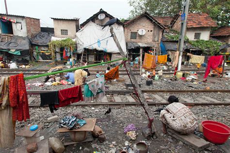 Brett Cole Photography A Slum Area On The Railway Tracks Near New