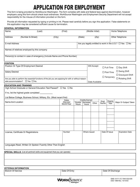 Fillable Employment Application Fill Out And Sign Printable Pdf Cloud