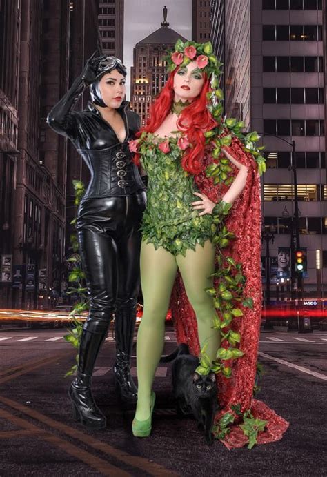 Batman Catwoman And Poison Ivy Cosplay Cat Woman Costume Catwoman