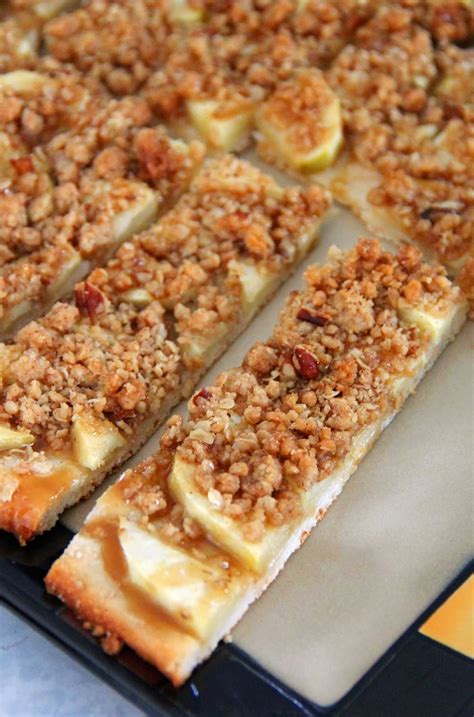 Jo And Sue Salted Caramel Apple Crumble Pizza Sticks