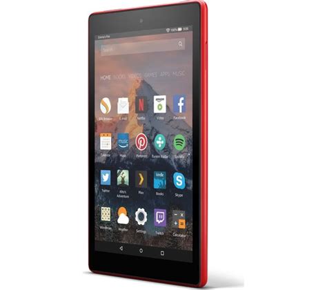 Buy Amazon Fire Hd 8 Tablet With Alexa 2017 32 Gb Punch Red Free