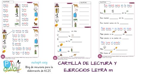 Lectoescritura Cartillas En Letra Imprenta Aula Pt