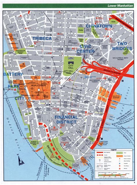 Mapa De Manhattan Mapa Detallado De Manhattan Nueva Y