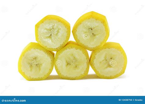 Banana Slices Stock Photo Image Of Graphic Health Photograph 12438794