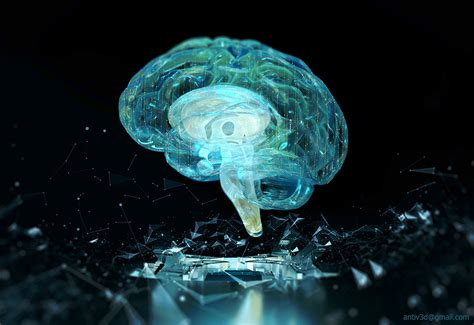 Brain Hologram3d On Behance