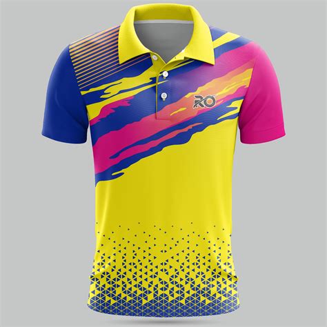 Ro Cricket Jersey Yellow Pink Ro International Cricket T Shirt