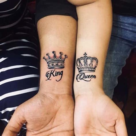 Learn 99 About Couple Tattoo Ideas King And Queen Best Indaotaonec