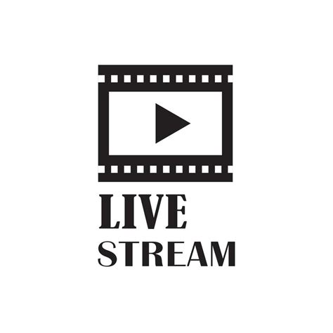 Vector Set Of Live Streaming Icon Multimedia Logo 11721845 Vector Art
