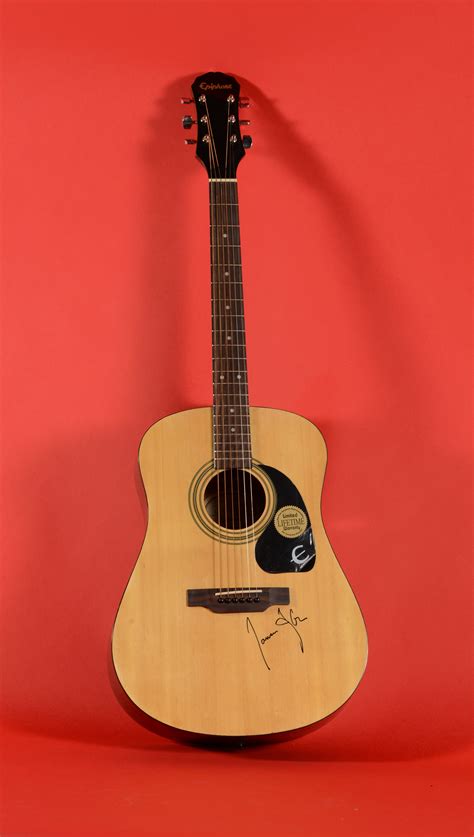 Lot Detail James Taylor Signed Acoustic Guitar