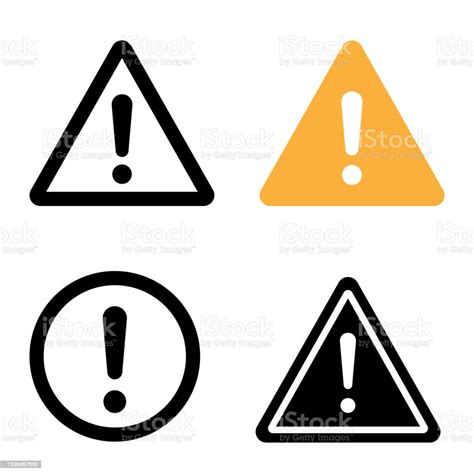Caution Warning Signs Exclamation Danger Sign Warnings Attention Sumbol