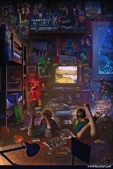 Artstation Brother In Arms 90s Gamer Room Ps1