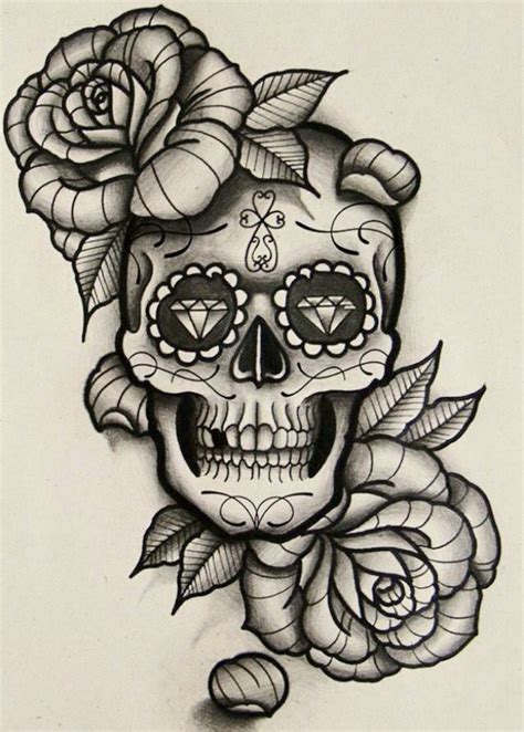 Pin On Sugar Skull Tattoo