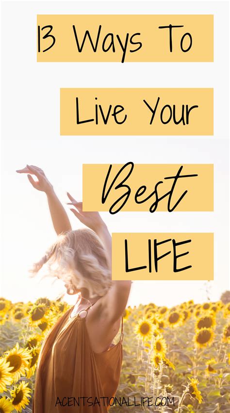 how to live your best life every day a centsational life in 2020 live for yourself how are