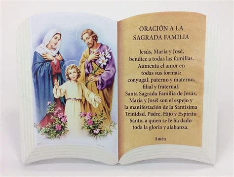 Oracion Sagrada Familiasagrada Familia Para Mesa Y Pared