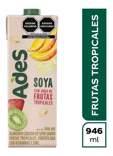 Ades Bebida De Soya Frutas Tropicales 946ml Mercadolibre