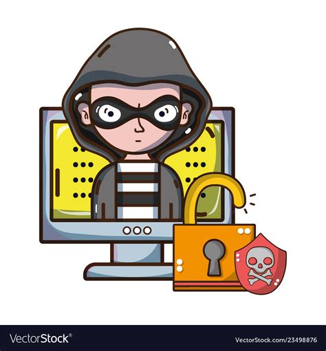 Cyber Security Images Cartoon Dengan Santai