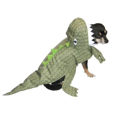 Dinosaur Dog Costume Plush Green T Rex Pet Outfit Ebay