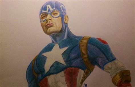 Dibujos Y Retratos Captain America Chris Evans