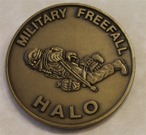 Halo High Altitude Low Open Free Fall Airborne Paratrooper Bronnze Arm