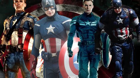 All Captain Americas Suits In Movies By Iniciativamarvel On Deviantart