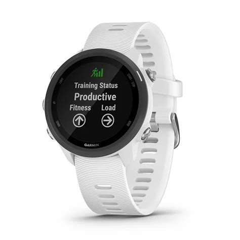 Garmin Forerunner 245 Music Hrm Running Watch White The Running Outlet