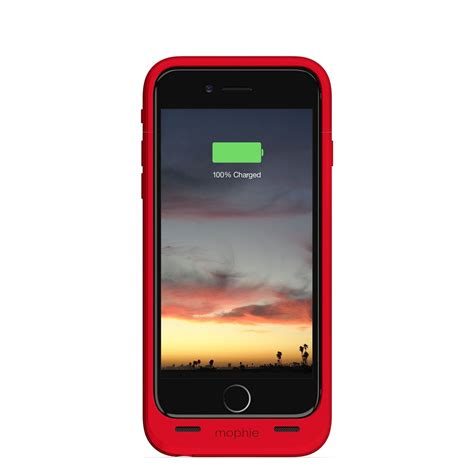 Mophie Juice Pack Air Extra Battery Case For Iphone 6 6s Red 2ne1