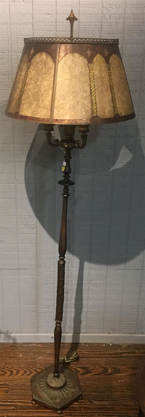 Sold Price Arts And Crafts Floor Lamp With Mica Shade June 4 0118 10
