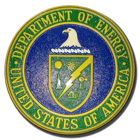 Us Department Of Energy Doe Wooden Emblem Plaques And Podium Logo Seals