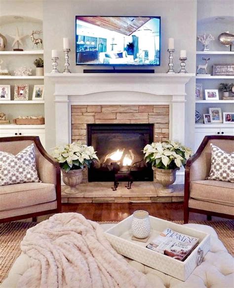 10 Decorating Ideas Living Room With Fireplace