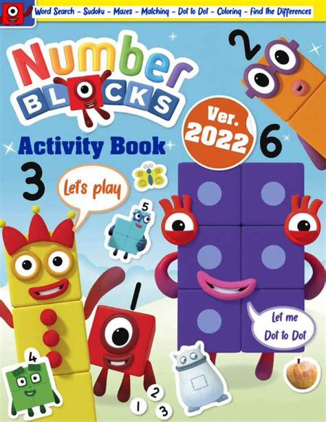 Buy Numberblocks Activity Book Fun Activities For Kids Ages 4 8