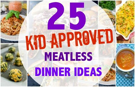 Sunday dinner is up again and you find yourself lost on what to make? 25 Kid Approved Meatless Dinner Ideas
