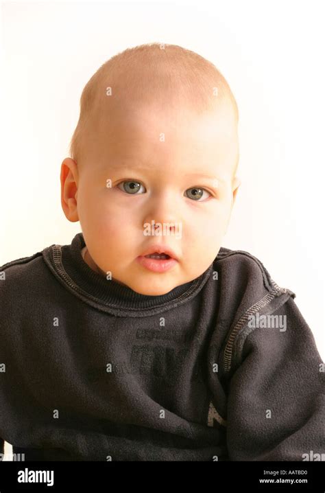 Young Boy Portrait Isolated Stock Photo Alamy