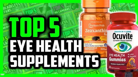 Top 5 Best Supplements For Eye Health Youtube