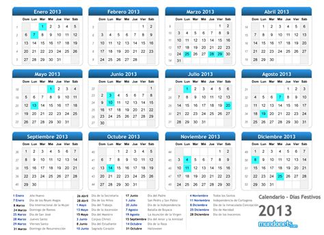 Calendario 2013 Con Semana Imagui