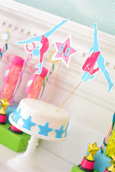 Karas Party Ideas Gymnastics Birthday Party