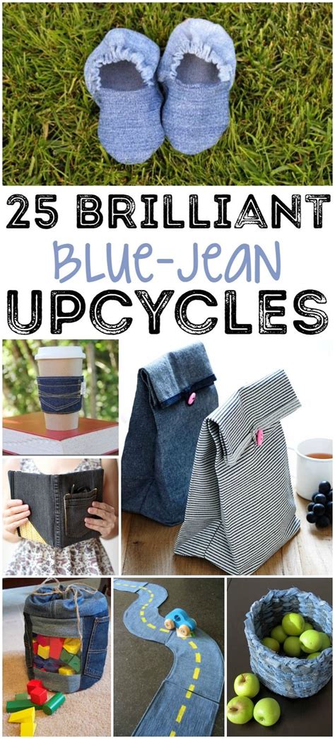 25 Brilliant Upcycled Denim Projects Denim Crafts Blue Jeans Crafts