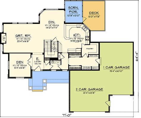 Plan 50177ph 4 Bed Farmhouse Plan With Upstairs Loft Farmhouse Plans