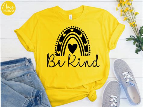 Be Kind Svg Kindness Svg Bee Kind Svg Rainbow Svg Be Kind Etsy