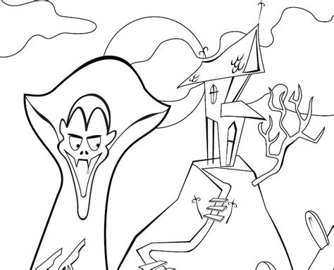 Free Halloween Scary Coloring Pages - Coloring Pages