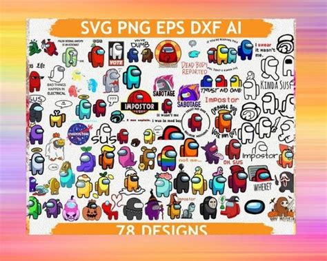 Razff 1500 Among Us Mega Bundles Svg Among Us Imposters Svg Etsy