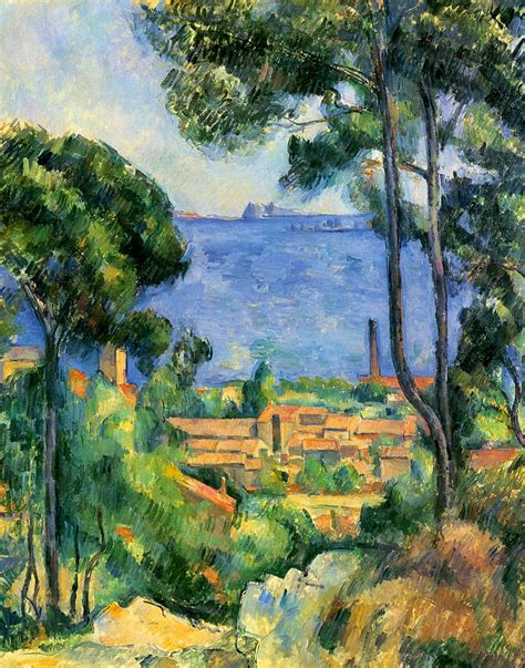 The Sea At The Estaque Painting By Paul Cezanne Fine Art America