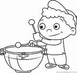 Coloring Drums Drum Quincy Play Cartoon Coloringpages101 Einsteins Template sketch template