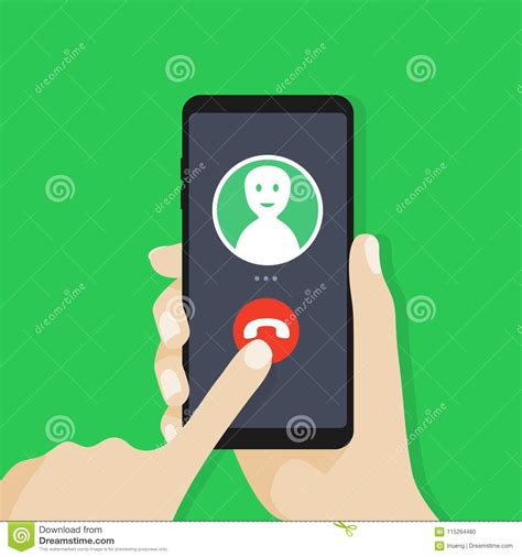 Outgoing Call Icon Call Calling Dialing Call Symbol Cartoon Vector