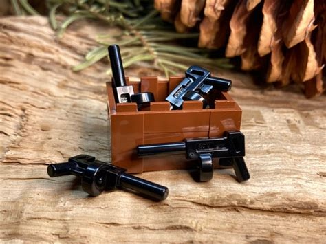 Crate Of Tommy Guns 4 Pack Genuine Lego Accessory Etsy