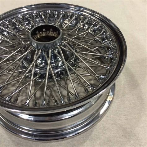 Mgb Mgbgt Wire Wheel Chrome 14 72 Spoke Sports And Classics