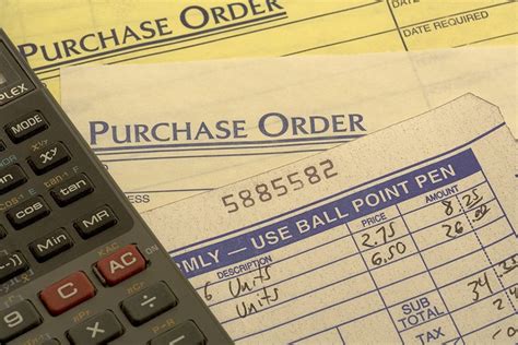 purchase order template instructions   create